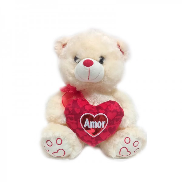 Urso Creme Grande Amor